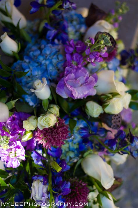 Maybe you would like to learn more about one of these? Norris, Tennessee Wedding Blue and Purple Bouquet | Purple ...