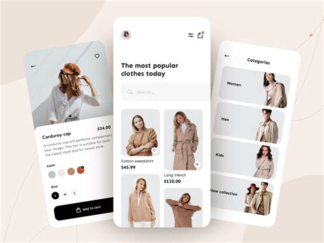 Fashion Online Shop Mobile App By Anastasia Golovko On Dribbble