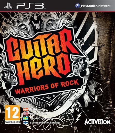 Carátula Oficial De Guitar Hero Warriors Of Rock Ps3 3djuegos