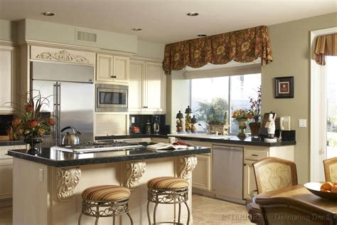 For example, these identical roman shades are sized to fit each window, but they are mounted outside the molding so they fit snugly next to each other. The Ideas of Kitchen Bay Window Treatments - TheyDesign.net - TheyDesign.net