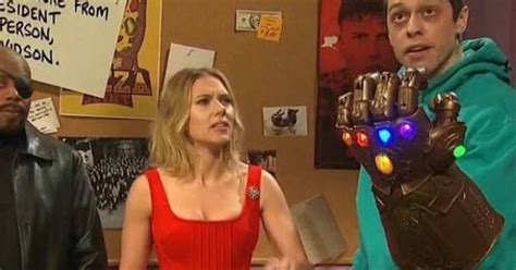 Snl Scarlett Johansson Saves Cast From Thanos Snap In Avengers Parody