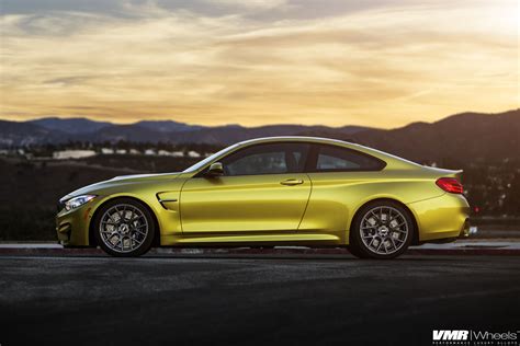 Austin Yellow Bmw F82 M4 On Vmr Wheels By Eas