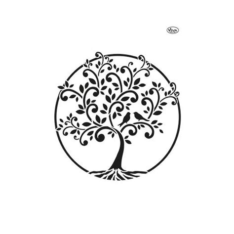 Viva Decor A4 Universal Stencil Tree Of Life 018 Buddly Crafts