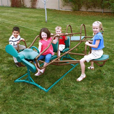 Lifetime Ace Flyer Multi Color Airplane Outdoor Teeter Totter Bed