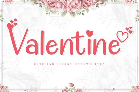 Valentine Cute Font Aen Creative Studio Fontspace