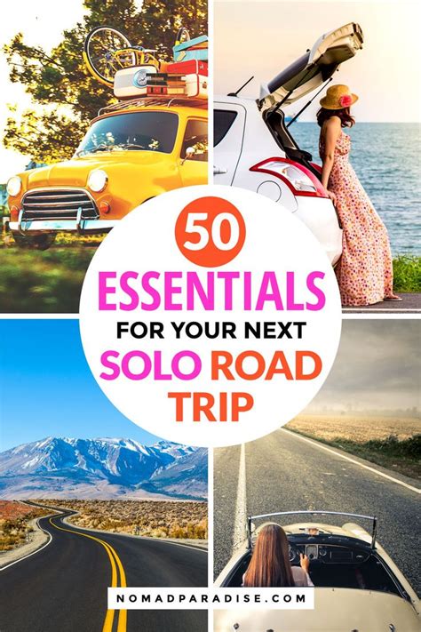 Solo Road Trip Essentials Items And Checklist Nomad Paradise In