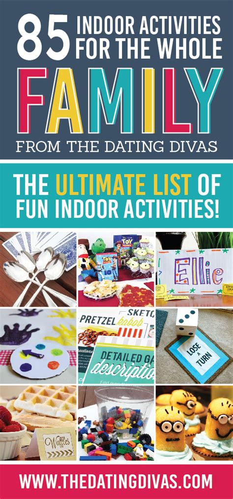 Trending collection of indoor fun activities for your employees! 85 Indoor Activities for the Whole Family