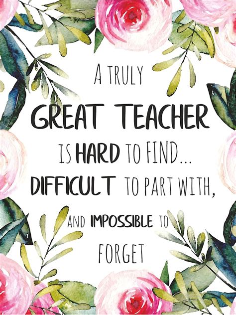 Great Teacher Quote Teacher Farewell T Leaving T Idea