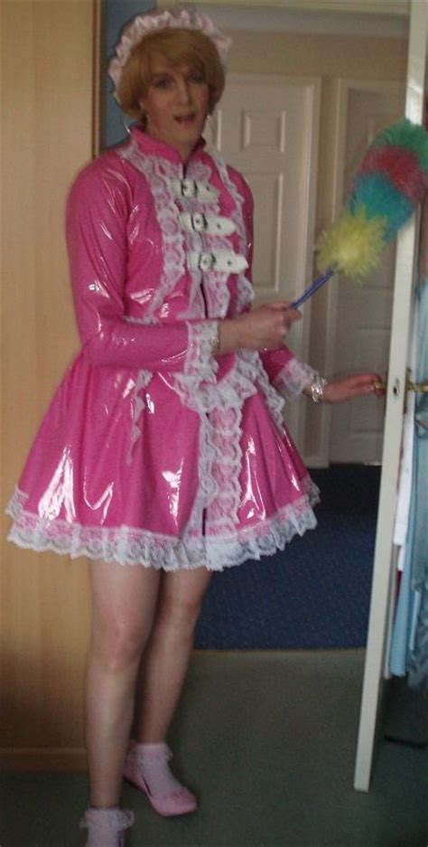 Little Out Of Focusbut It Shows The New Pink Pvc Maidme Frilly