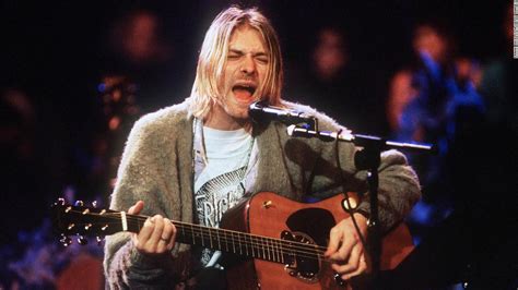 Cobain also began using heroin around this time. Kurt Cobain's 'MTV Unplugged' guitar sells for 'record ...