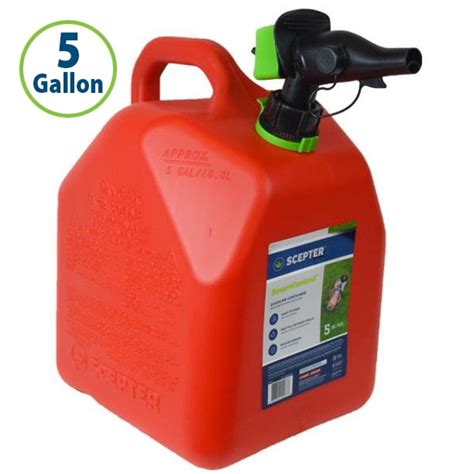 Scepter 5 Gallon Smartcontrol Gas Can Fr1g501 Red Walmart Inventory