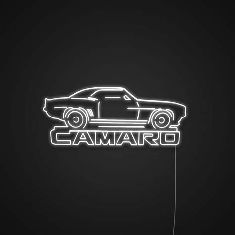 Chevrolet Camaro Car Neon Light Sign