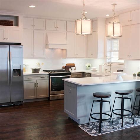 An open plan room often presents the opportunity to make generally speaking, there are six types of kitchen layouts: 9 Fascinating Ideas for Practical U-shaped Kitchen ...