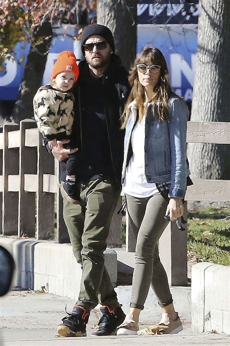 Justin timberlake and jessica biel welcomed their first child, a baby boy named silas randall timberlake, on satur. Jessica Biel with her family out in Los Angeles -14 - GotCeleb