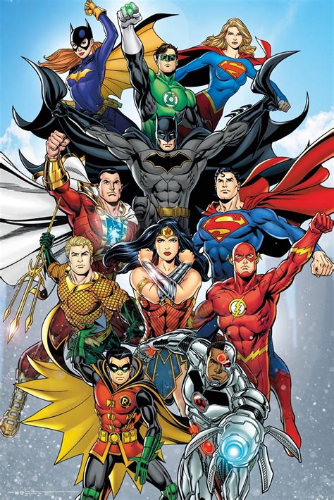 Justice League Of America Jla Dc Comics Poster