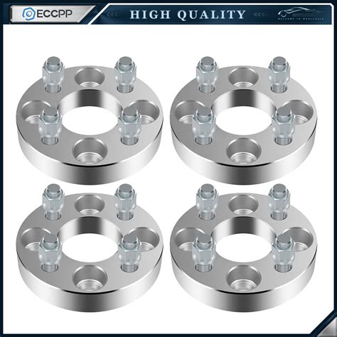 Eccpp 4x 25mm Thick Wheel Spacers 4x100 12x15 For 2005 2010 Chevy