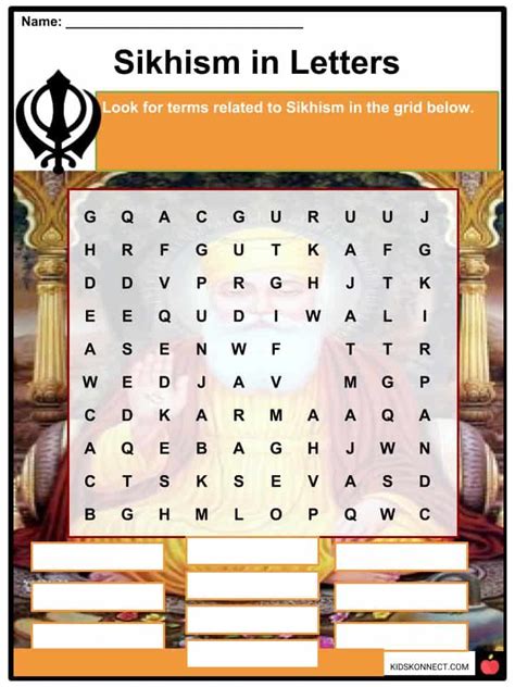 Sikhism Worksheets And Facts Origins Beliefs Customs Traditions
