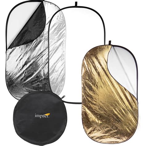 Impact 5-in-1 Collapsible Oval Reflector - 42x72