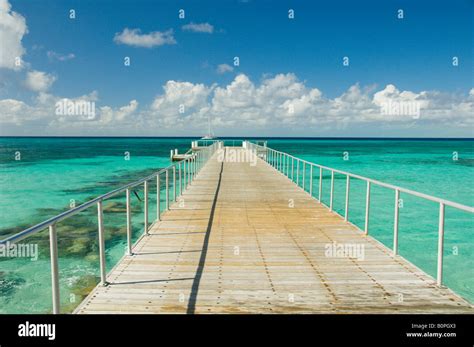 The Village Pier In Cockburn Town Grand Turk Turks And Caicos Islands