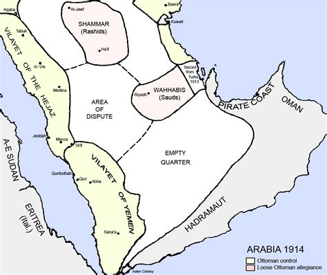 The History Of Arabian Peninsula Vivid Maps