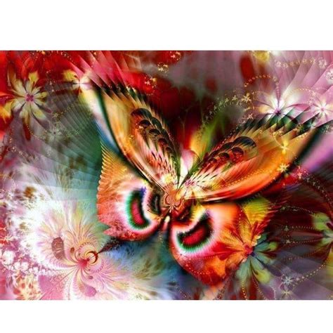 Abstract Butterfly 5d Diy Paint By Diamond Kit Original Paint By Diamond
