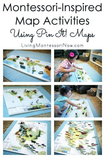 Montessori Inspired Map Activities Using Pin It Maps