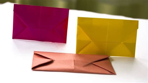 Como Hacer Un Sobre Para Cartas Easy Origami Youtube