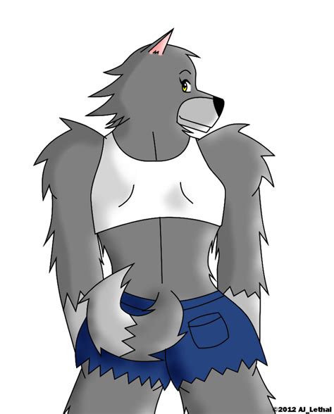 Short Tail Werewolf Girl By Aj Lethal On Deviantart