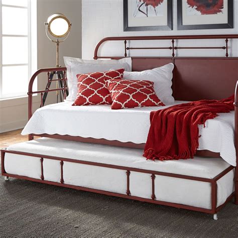 In other words, it's a daybed with trundle. Liberty Furniture Vintage Series Twin Metal Trundle Daybed ...