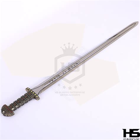 39 Battle Ready Full Tang Viking King Sword Spring Steel Hs Blades