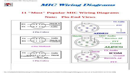 Microphone Wiring Diagrams Wiring Diagram