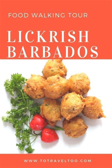 the popular lickrish walking food tour of barbados to travel too