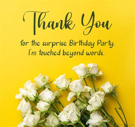 Thank You For Birthday Surprise Wishesmsg Thank You Messages For