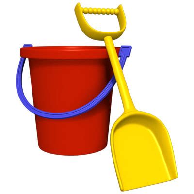These are released under creative commons cc0. lightwave toy pail shovel