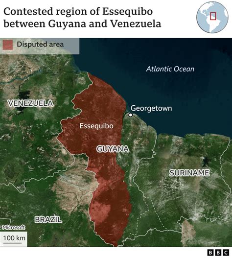 Essequibo Venezuela Moves To Claim Guyana Controlled Region