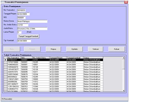 Download Contoh Database Perpustakaan Dengan Microsoft Access 2007