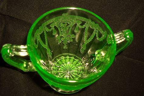 green depression uranium glass collection collectors weekly