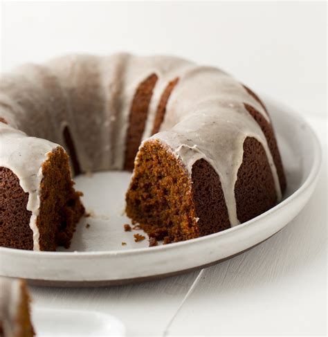 Vegan Gingerbread Bundt Cake With Vanilla Glaze Vegan Recipe