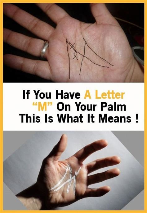 if you have a letter m on your palm this is what it means in 2020 lettering healthy life