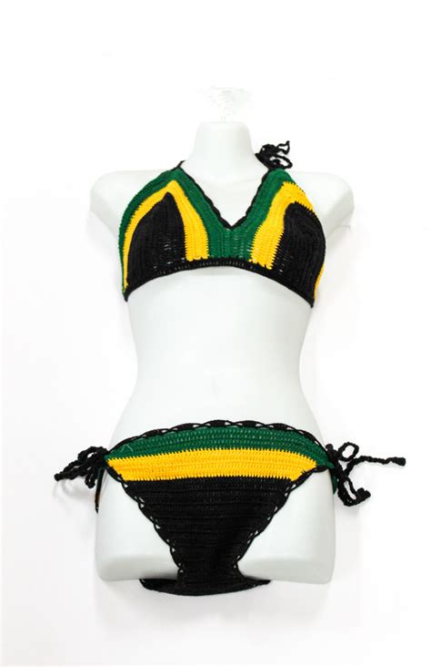 jamaican flag brazilian cut one piece bathing suit 876 worldwide