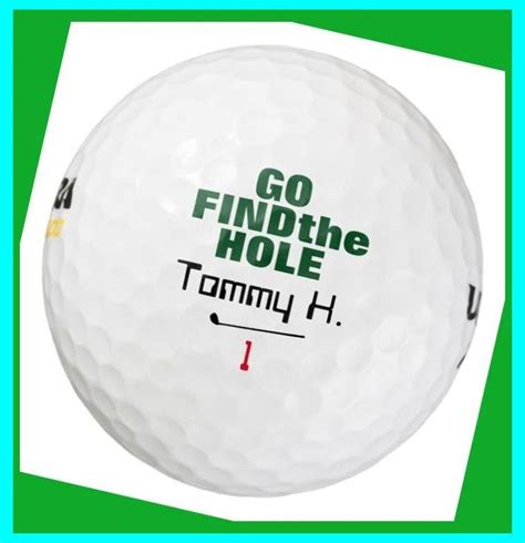Pin On Personalized Golf Ball