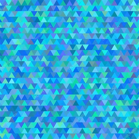 Blue Background Abstract Mosaic Triangles Stock Vector Image By