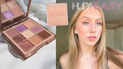 Huda Beauty Nude Light Obsessions Eyeshadow Palette Review Tutorial Youtube