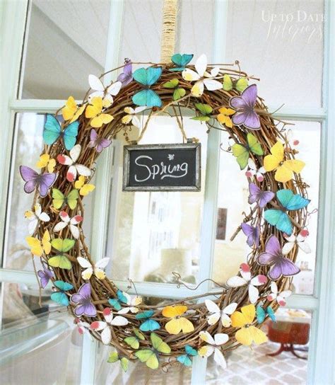 Over 27 Diy Easter And Spring Wreath And Door Decorations Diy Spring