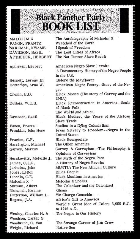 Check spelling or type a new query. The Black Panther Party Reading List: An Education ...