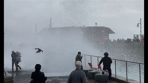 Pacifica Pier Large Waves 12282023 Youtube