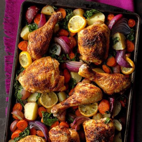 Chicken recipes for dinner tonight. 41 Sheet Pan Dinners to Make Tonight | Taste of Home