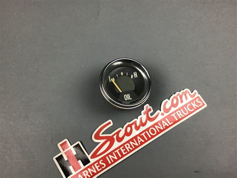 Scout 800 Oil Pressure Gauge Good Used Pickup Travelall Ih Scout