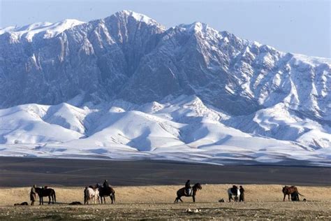 Afghan Horsemen In The Shadeeyan Mountains In Northern Afghanistan