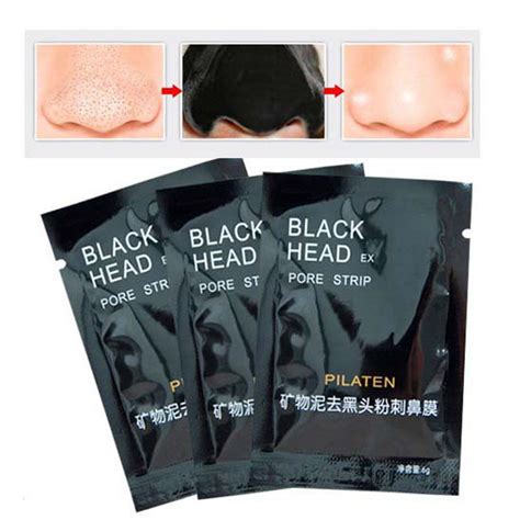 pilaten blackhead removal black mask deep cleansing nose pore peel off treatment ebay